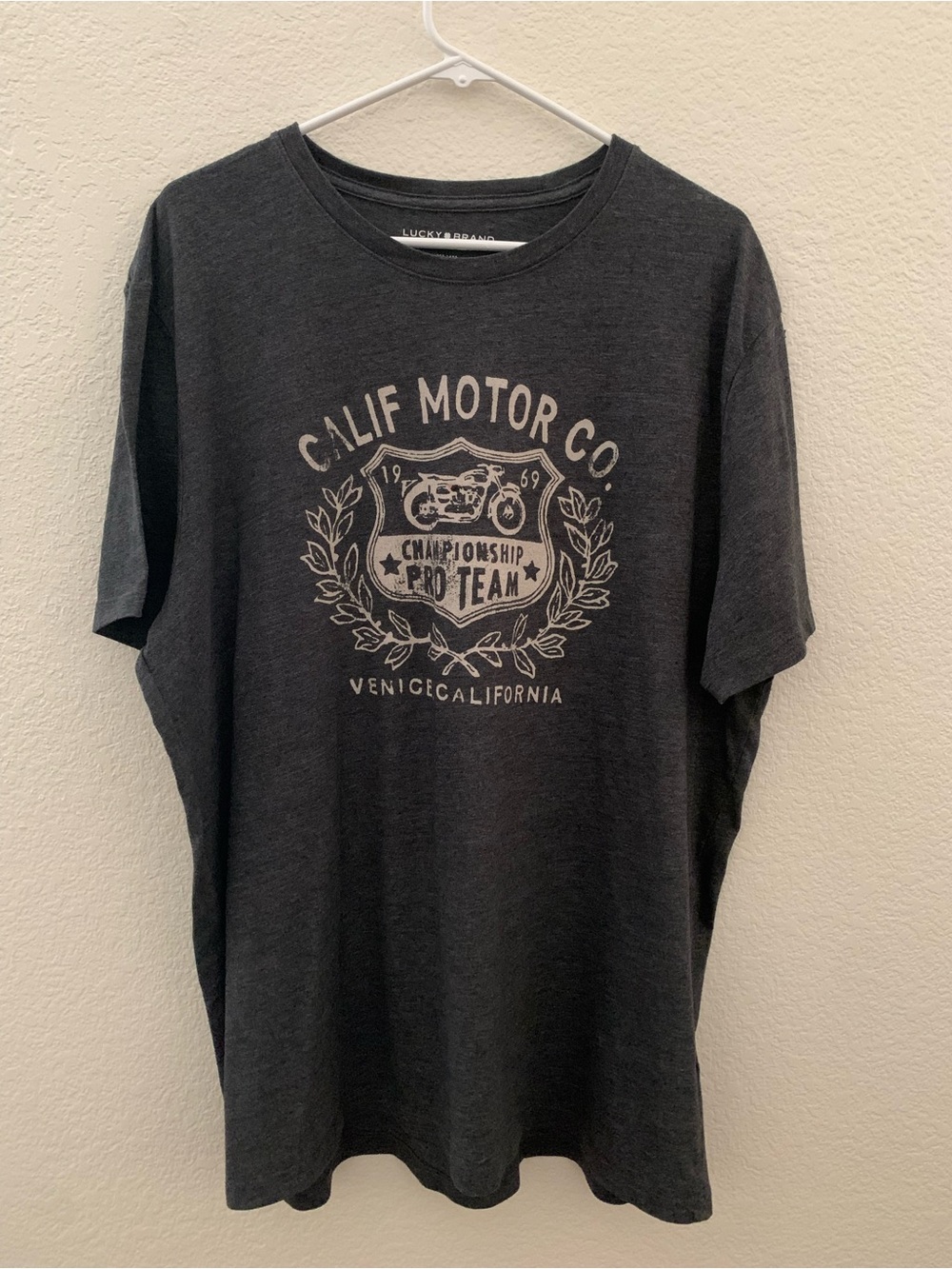 Lucky Brand Calif Motor Co Graphic Streetwear Tee Size XXL